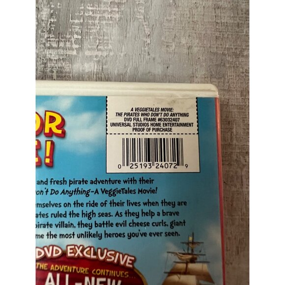 VeggieTales Movie: The Pirates Who Don't Do Anything DVD Full Screen Comedy - Picture 4 of 5